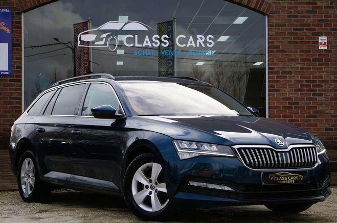 Skoda Superb Combi 1.6 TDi DSG CAM CARPLAY LED CARNET Bleu M�tallis� de 