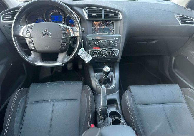 Citroen C4 1.6 hdi exclusive toit pano   gps Noir de 2012