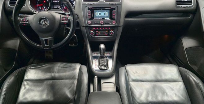 Volkswagen Golf cabriolet 2.0 tdi 140 bluemotion carat e Noir de 2012