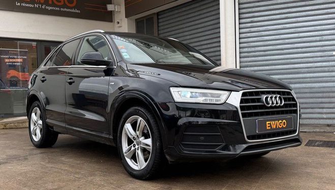 Audi Q3 1.4 tfsi 150 s-line s-tronic   cam�ra Noir de 2015