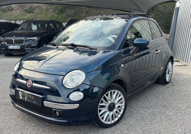 Fiat 500 0.9 8V TWINAIR 105CH S&S LOUNGE Bleu de 2015