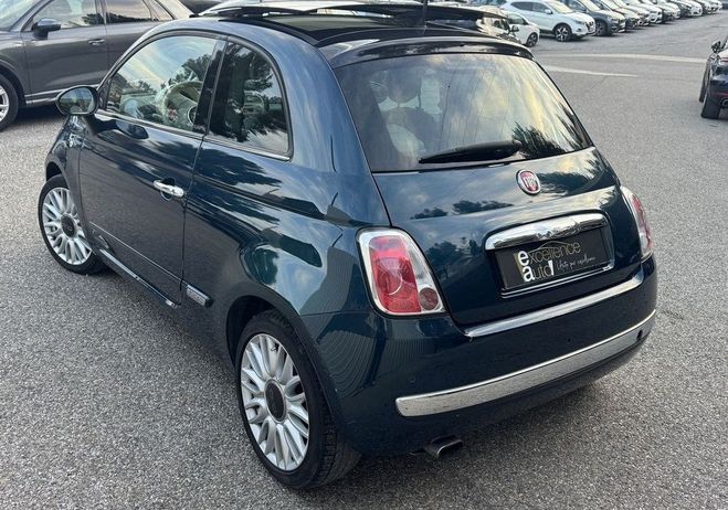 Fiat 500 0.9 8V TWINAIR 105CH S&S LOUNGE Bleu de 2015