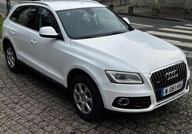 Audi Q5 (2) 2.0 tdi 177 ambiente quattro carplay Blanc de 2013