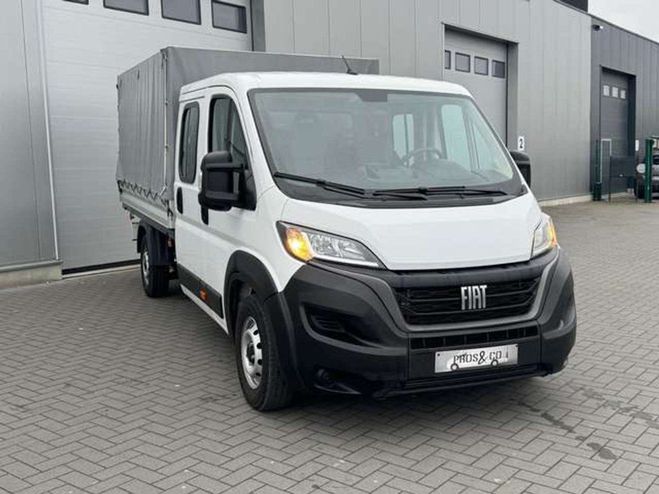 Fiat Ducato 7 PLACES- CAISSE BACHE- TVA RECUPERABLE- Blanc M�tallis� de 
