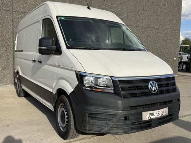 Volkswagen Crafter 2.0 CR TDi L2 H3 -- GPS CLIM TVA RECUPER Blanc M�tallis� de 