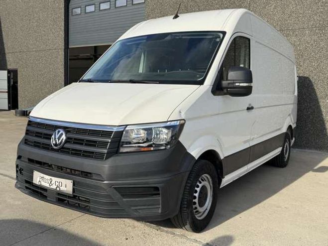 Volkswagen Crafter 2.0 CR TDi L2 H3 -- GPS CLIM TVA RECUPER Blanc M�tallis� de 