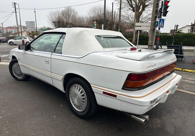 Chrysler Le Baron cabriolet GTC Blanc de 1995