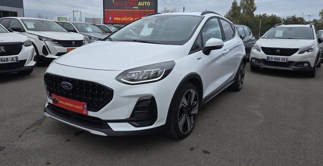 Ford Fiesta 1.0 Flexifuel 95 ch SetS BVM6 Titanium X Blanc de 2022