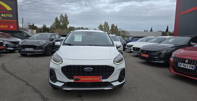 Ford Fiesta 1.0 Flexifuel 95 ch SetS BVM6 Titanium X Blanc de 2022