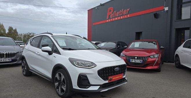 Ford Fiesta 1.0 Flexifuel 95 ch SetS BVM6 Titanium X Blanc de 2022