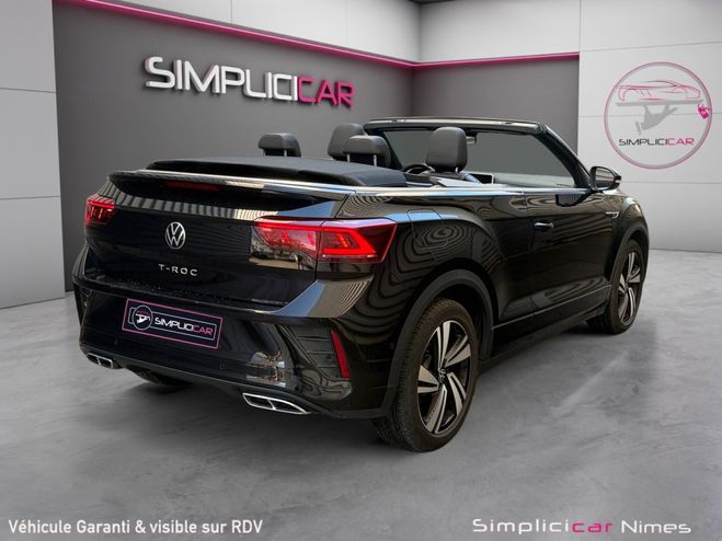 Volkswagen T Roc CABRIOLET R-Line 1.5 TSI 150 ch DSG7 - F Noir de 2022