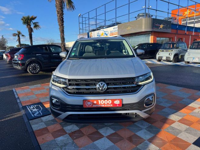 Volkswagen T Cross 1.0 115 DSG7 CARAT GPS Gris Clair de 2019