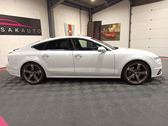 Audi A7 Sportback V6 3.0 TDI 218 Quattro Avus S  Blanc de 2014