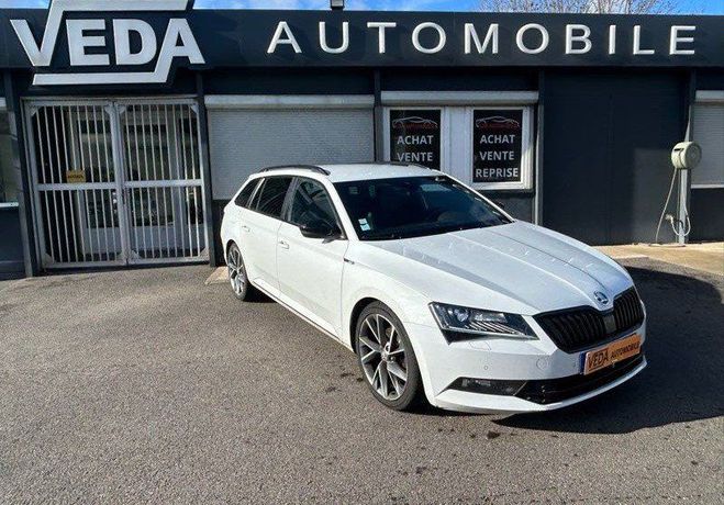 Skoda Superb 2.0 TDi 150ch DSG7 Sportline Blanc de 2019