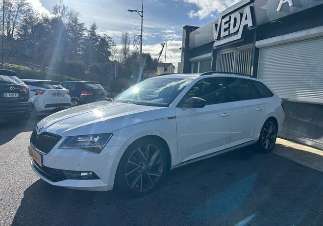 Skoda Superb 2.0 TDi 150ch DSG7 Sportline Blanc de 2019