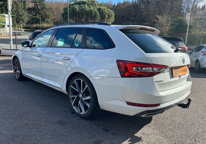 Skoda Superb 2.0 TDi 150ch DSG7 Sportline Blanc de 2019