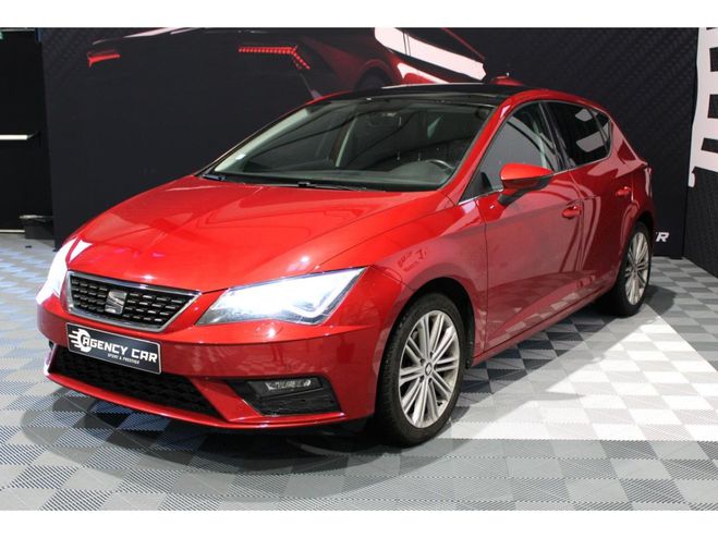 Seat Leon 1.5 16V TSI 150cv Xcellence Toit ouvrant ROUGE FONCE de 2019