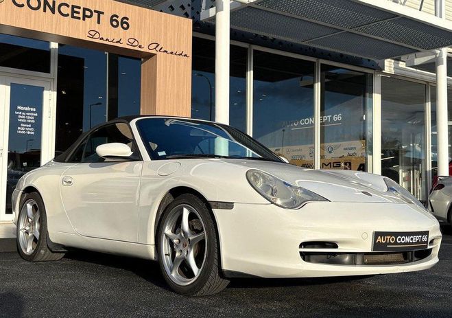 Porsche 911 type 996 carrera 4 cabriolet 3.6 flat 6  Blanc de 2002