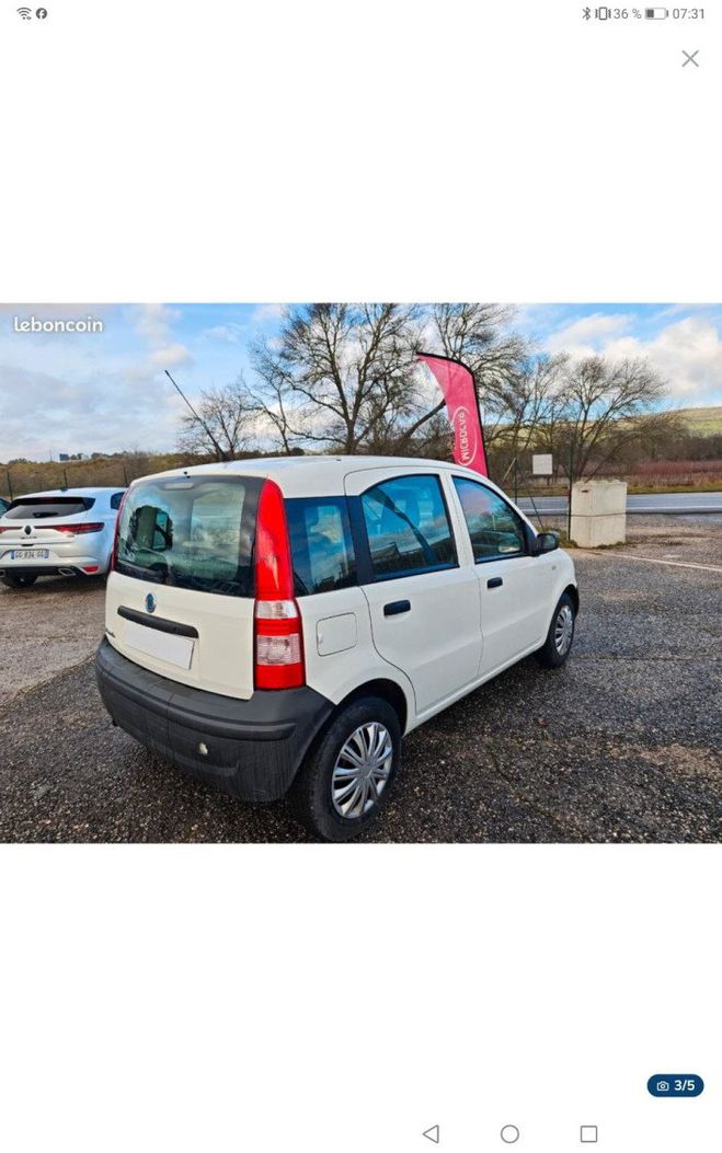 Fiat Panda 1.1i Blanche de 2007