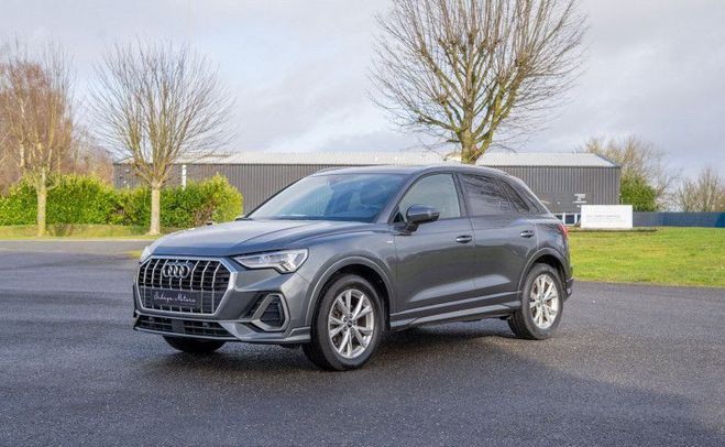 Audi Q3 35 TDI 150CH S LINE TRONIC 7 | TVA RECUP Gris de 2021
