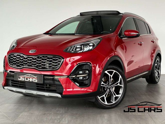 Cliquer pour voir la photo suivante Kia Sportage 1.6CRDi GT-LINE-1ERPRO-GPS-T.O-CUIR-CAME Rouge Métallisé de