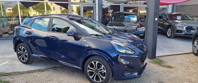 Ford Puma 1.0 Flexifuel 125ch S&S mHEV ST-Line Bleu de 2023