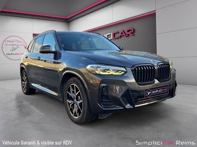 BMW X3 G01 LCI sDrive 18d 150ch BVA8 M Sport /  Noir de 2022