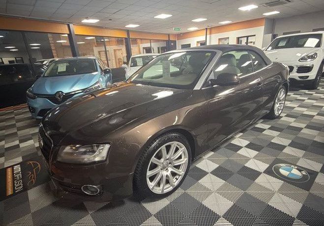 Audi A5 CABRIOLET 3.0 TDI Quattro (176kW) S-tron Marron de 2011