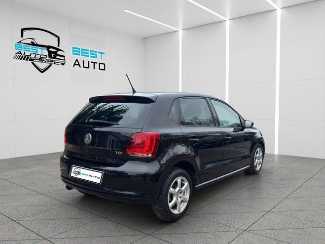Volkswagen Polo 1.6 TDI 105CH FAP SPORTLINE 5P Noir de 2010