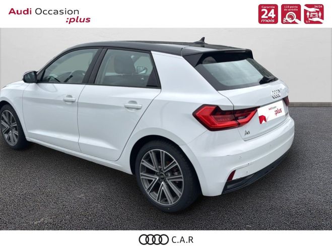Audi A1 Sportback 30 TFSI 110 ch S tronic 7 Adva Blanc de 2022