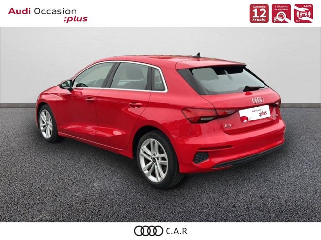 Audi A3 Sportback 30 TFSI Mild Hybrid 110 S tron Rouge de 2021