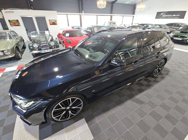 BMW Serie 5 Touring (G31) 530d xDrive 286 M Sport LC Bleu F de 2021