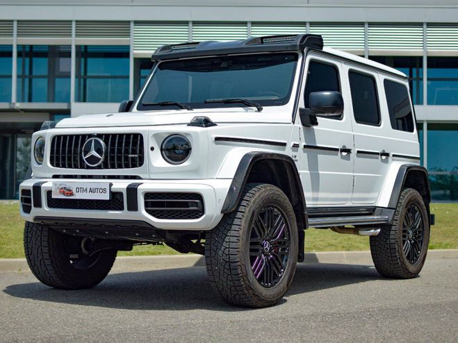 Cliquer pour voir la photo suivante Mercedes Classe G 63 AMG 4X4² 4.0L V8 585 ch BVA9 1°MAIN F Blanc Opale Magno G Manufaktur de 2025