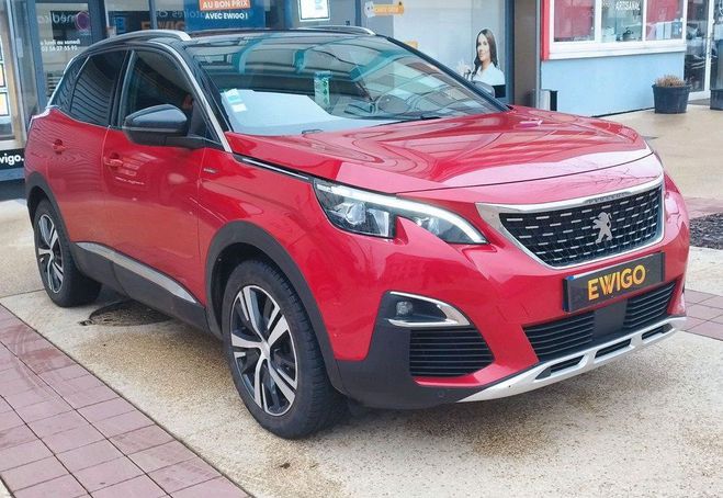 Peugeot 3008 1.5 bluehdi 130ch gt line eat8 bva cuir  Rouge de 2018