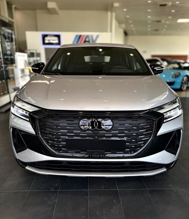 Audi Q4 E-Tron Sportback 40 204 ch 82 kWh S line Gris de 2023