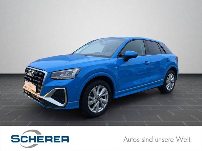Audi Q2 35 TDI S tronic S-LINE NAVI/LED/Sitzheiz Bleu M�tallique de 