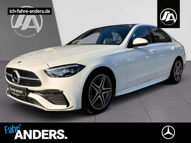 Mercedes Classe C 220 d AMG+MBUX+Pano+Distr+LED+360+PDC+Ap Blanc de 