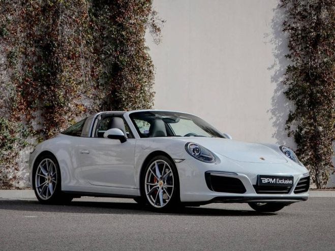 Porsche 911 Targa 3.0 420ch 4S PDK Blanc Carrara de 2016