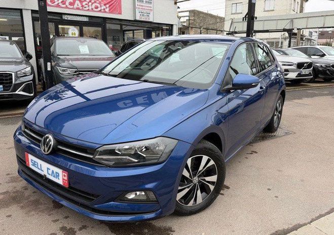 Volkswagen Polo 1.6 tdi 95 Lounge Business 1 �re Main Bleu de 2019