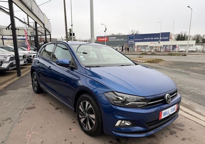 Volkswagen Polo 1.6 tdi 95 Lounge Business 1 �re Main Bleu de 2019