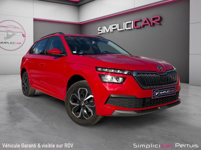 Cliquer pour voir la photo suivante Skoda Kamiq 1.0 TSI Evo 110 ch BVM6 Ambition Régulat Rouge de 2021