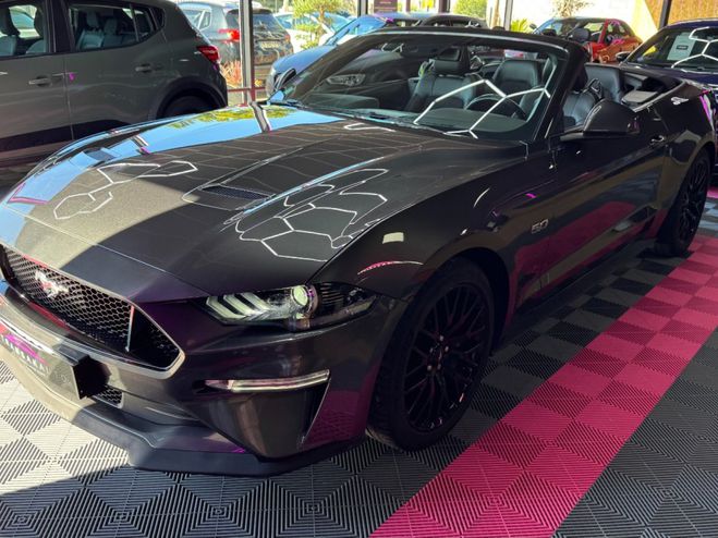 Ford Mustang CONVERTIBLE V8 450 ch 5.0 GT ~ Cam�ra de Gris de 2018