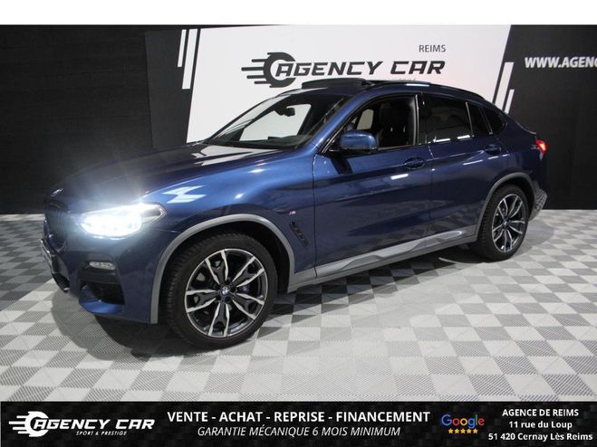 BMW X4 xDrive 30d - G02 - M Sport X - FULL OPTI BLEU FONCE de 2018