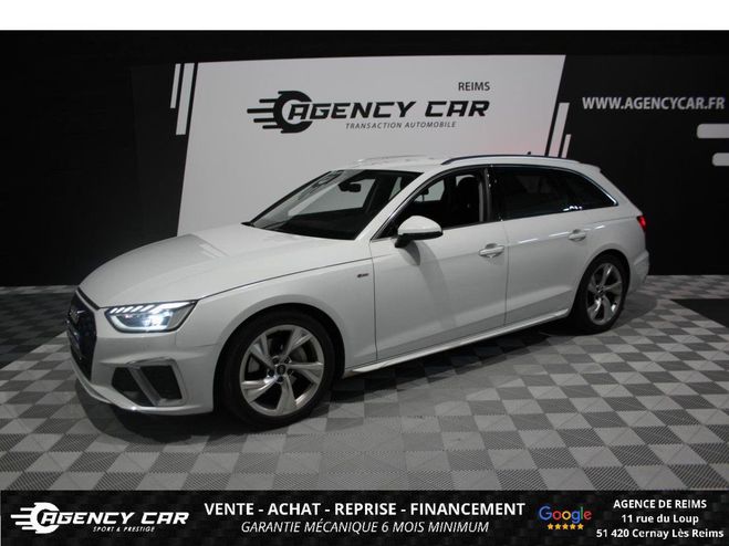 Audi A4 Avant Quattro 2.0 40 TDI - 204 - BV S-tr BLANC de 2021