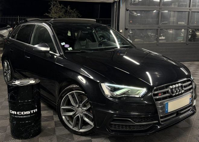 Audi S3 SPORTBACK 2.0 TFSI 300 QUATTRO TOIT OUVR Noir de 2014