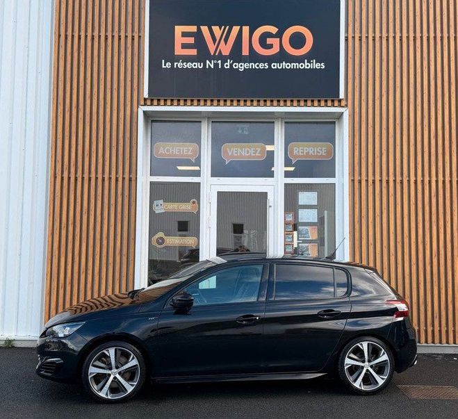 Peugeot 308 2.0 bluehdi 180 gt bva camera de recul p Noir de 2016
