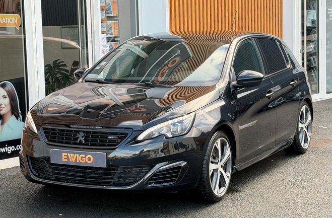 Peugeot 308 2.0 bluehdi 180 gt bva camera de recul p Noir de 2016
