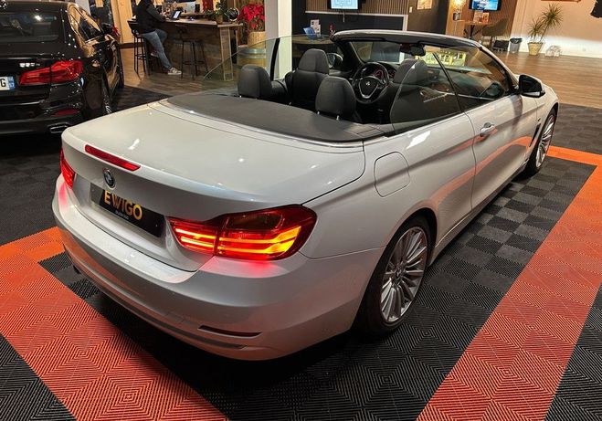 BMW Serie 4 cabriolet 2.0 420 d 185 lounge bva Blanc de 2014