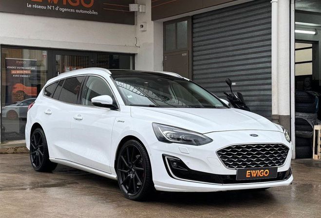Cliquer pour voir la photo suivante Ford Focus iv sw 2.0 ecoblue 150 s&s vignale + sièg Blanc de 2019