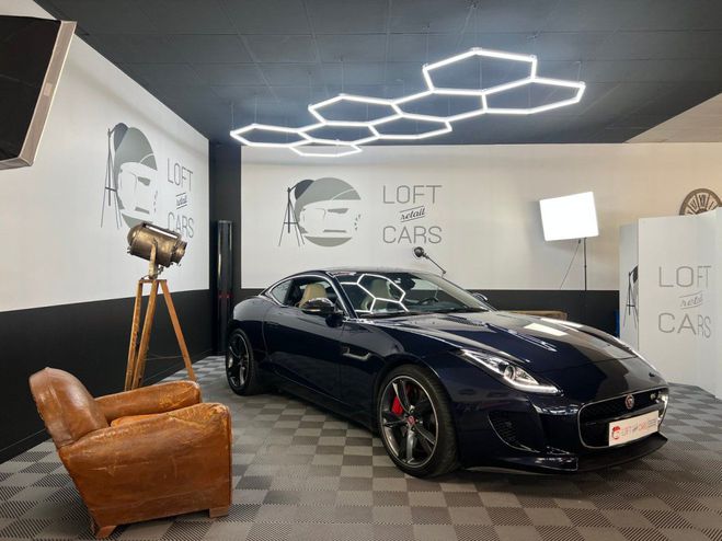 Jaguar F-Type COUPE V6 S 3.0 380 Suralimente A BLEU FONCE de 2015